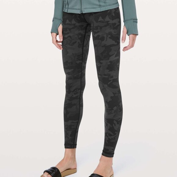 Lululemon Wunder Under Hi-Rise Tight Luon *28" - 8 Incognito Camo Multi Grey - Picture 1 of 7